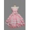 Lovely Pink Bow Multi layer Cotton Sweet Lolita Dress