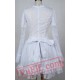 White Lace Short Gothic Wedding Bridal Prom Dress