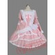 Pink Sleeves Multilayer Cotton Sweet Lolita Dress