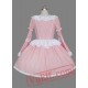 Pink Sleeves Multilayer Cotton Sweet Lolita Dress