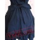 Navy And White Short Sleeves Cotton Sweet Lolita Dress