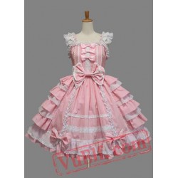 Pink Sweet Sleeveless Lolita Dress