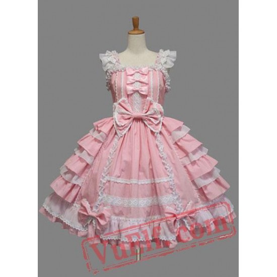 Pink Sweet Sleeveless Lolita Dress