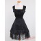 Black Lace Cotton Sweet Lolita Dress