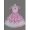 Pink Bow Short Sleeves Cotton Sweet Lolita Dress