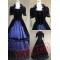 Classic Black Gothic Victorian Dress