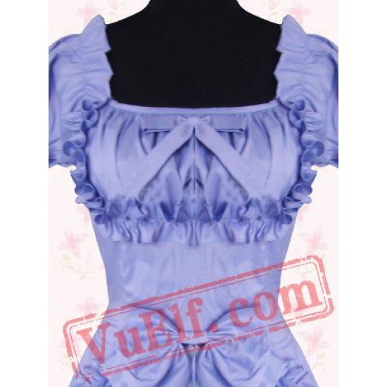 Sweet Short Sleeves Cotton Lolita Dress