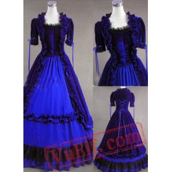 Classic Blue Gothic Victorian Dress