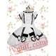 White Bandage Ruffle Cotton Gothic Lolita Dress