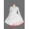 White Bell Sleeves Multilayer Cotton Sweet Lolita Dress