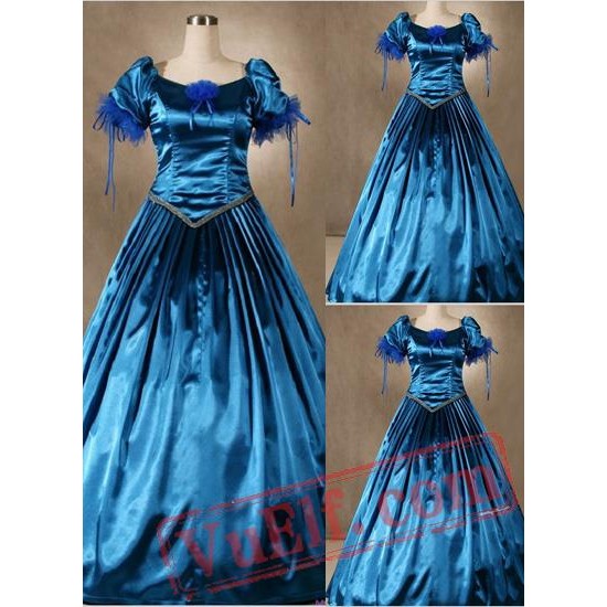 Blue Gothic Victorian Dress