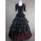 Classic Black Gothic Victorian Dress