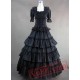 Classic Black Gothic Victorian Dress