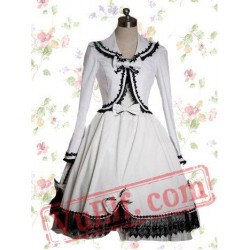 White Cotton Sweet Lolita Dress