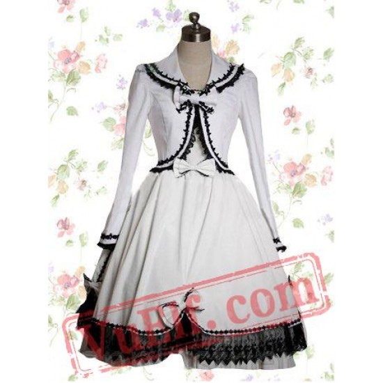 White Cotton Sweet Lolita Dress