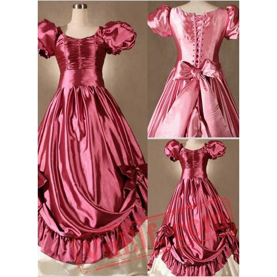 Gorgeous Pink Princess Victorian Dress