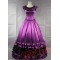 Gorgeous Purple Satin Gothic Victorian Gown