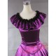 Gorgeous Purple Satin Gothic Victorian Gown