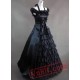 Elegant and Graceful Black Gothic Style Gown