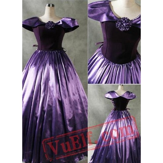 Patrician Purple Gothic Victorian Dress