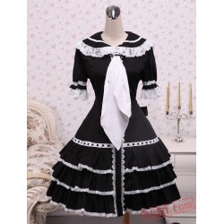 Black Ruffles Gothic Lolita Dress