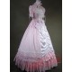 Pink and White Victorian Style Dress
