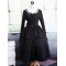 Black Cotton Gothic Lolita Dress