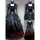 Pure Black Gothic Victorian Dress