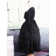 Black Cotton Gothic Lolita Dress