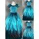 Noble Blue Gothic Victorian Dress