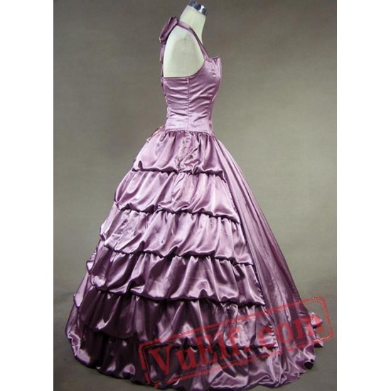 Halter Victorian Ball Gown