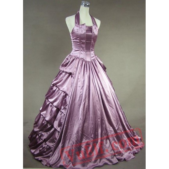 Halter Victorian Ball Gown