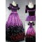 Ornate Purple Gothic Victorian Dress