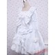 White Ruffle Lace Cotton Gothic Lolita Dress