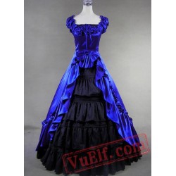 Royal Blue Victorian gown costume