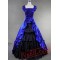 Royal Blue Victorian gown costume