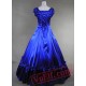 Royal Blue Victorian gown costume