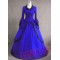 Royal Blue Vintage Victorian Dress