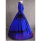 Royal Blue Vintage Victorian Dress