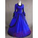Royal Blue Vintage Victorian Dress