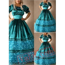 Super Gorgeous Blue Gothic Victorian Dress