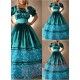 Super Gorgeous Blue Gothic Victorian Dress