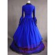 Royal Blue Vintage Victorian Dress