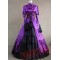 Royal Purple Victorian Gothic Corset Dress