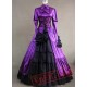 Royal Purple Victorian Gothic Corset Dress