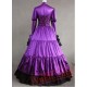 Royal Purple Victorian Gothic Corset Dress