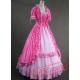 Sweet Pink Long Cotton Lolita Dress