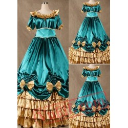 Super Gorgeous Blue Gothic Victorian Dress