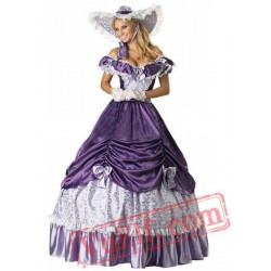 Vintage Purple Lace Victorian Lolita Dress