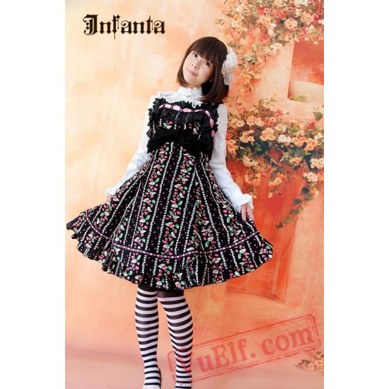 Black Sweet Bows Lace Lolita Jumper